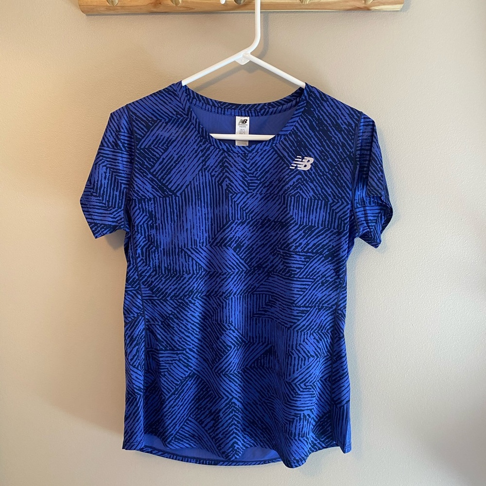 Women’s Purple Patterned New Balance Shirt